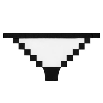 Pixel Panties Classic Pong White