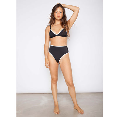 Pixel Darth Bather Black Bikini Top